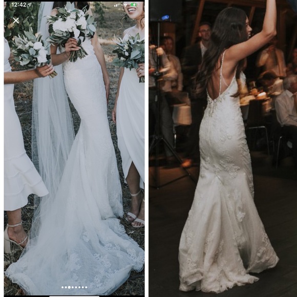 Backless Pronovias mermaid wedding dress Mariana - Picture 2 of 8